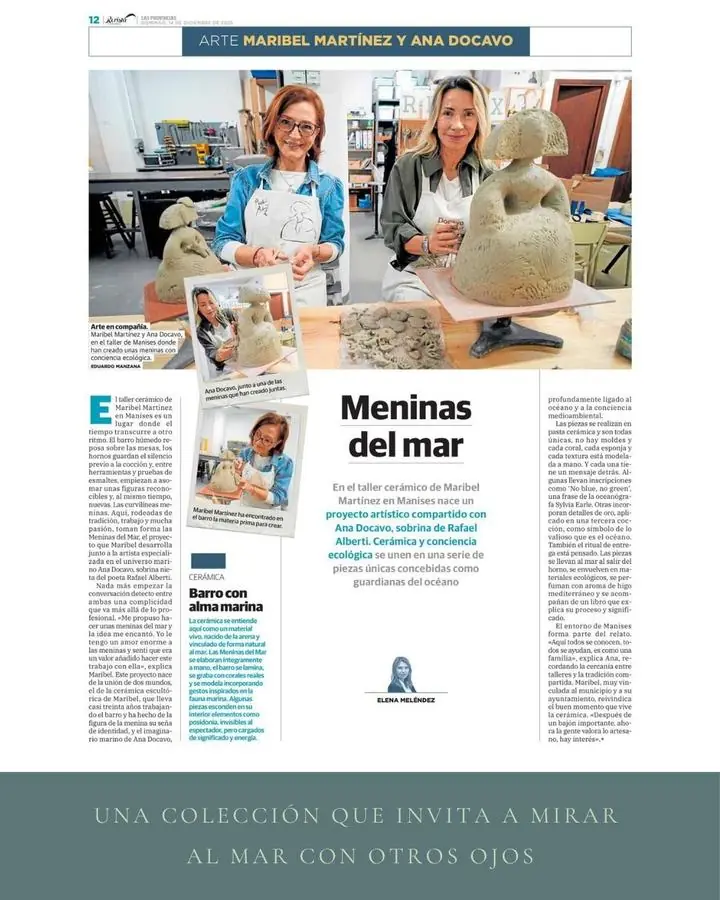 Las Provincias — reportaje en el taller de Manises